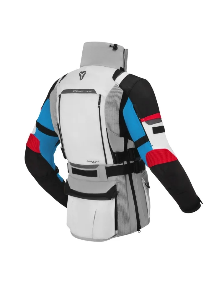 Geaca moto SECA Arrakis III Grey/Blue/Red [3]