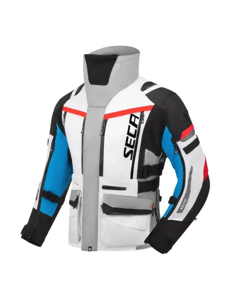 Geaca moto SECA Arrakis III Grey/Blue/Red [2]