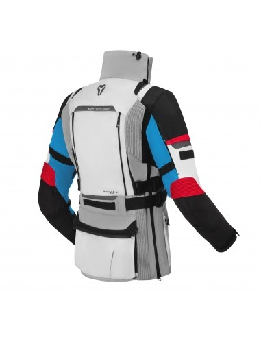 Geaca moto SECA Arrakis III Grey/Blue/Red femei [3]