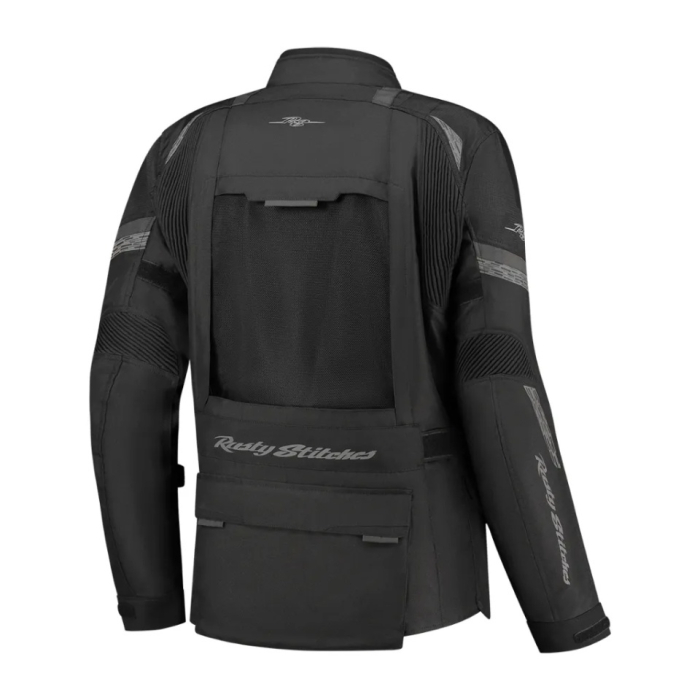 Geaca moto touring Rusty Stitches Cliff Black [3]