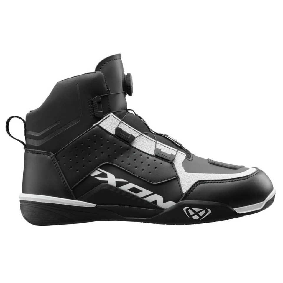 Ghete moto Urban/Roadster barbati All Season Ixon model Vyper WP MS culoare: negru/alb (100% waterproof) [2]