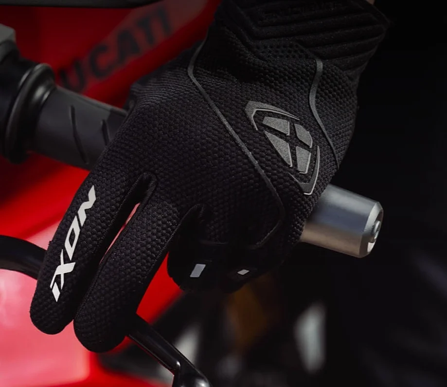 Manusi femei Roadster vara Ixon model Hurricane 2 LS culoare: negru/alb - degete tactile [3]