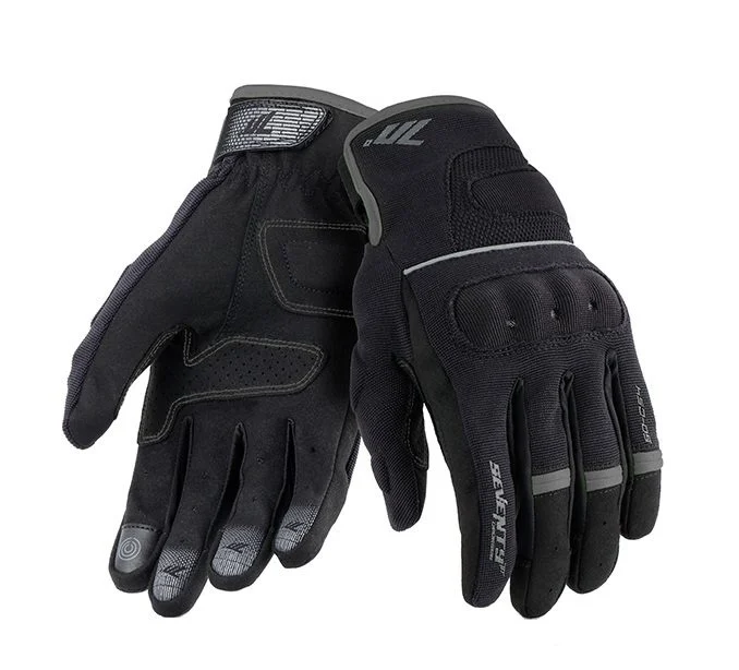 Manusi femei Urban vara Seventy model SD-C56 negru/gri - degete tactile [3]