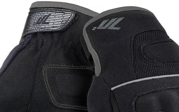 Manusi femei Urban vara Seventy model SD-C56 negru/gri - degete tactile [2]