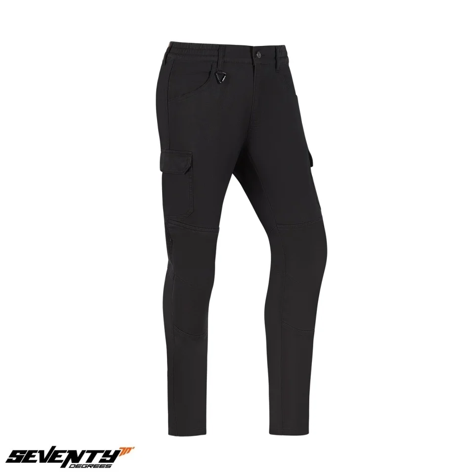 Pantaloni moto femei Urban Seventy vara model SD-PC26 Teide Cargo culoare: negru [3]
