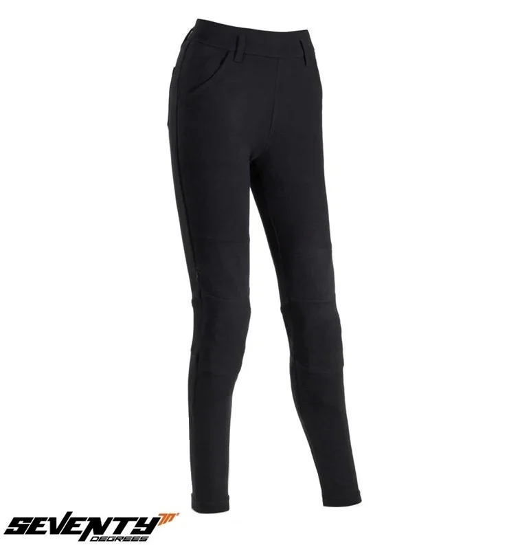 Pantaloni moto (leggins/colanti) femei Urban Seventy vara model SD-PL1 Iris culoare: negru [3]