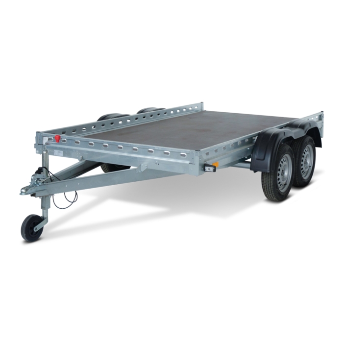 Remorca QED 3016/07 platforma tandem dublu ax 750 kg [2]