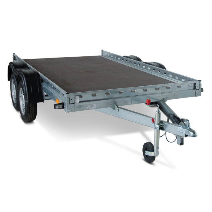 Remorca QED 3016/07 platforma tandem dublu ax 750 kg [3]