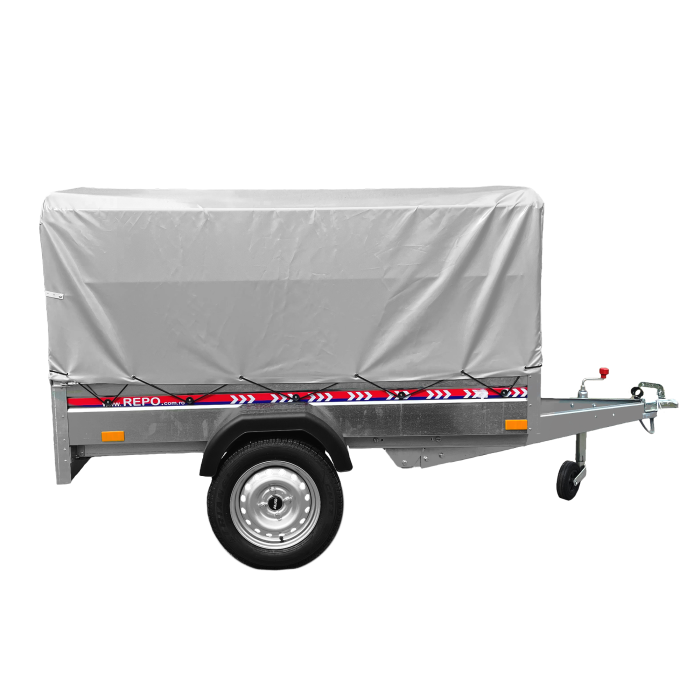 Remorcă REPO DRS cu prelată, basculabilă 2000 x 1050 x 1200 mm 750 kg [3]