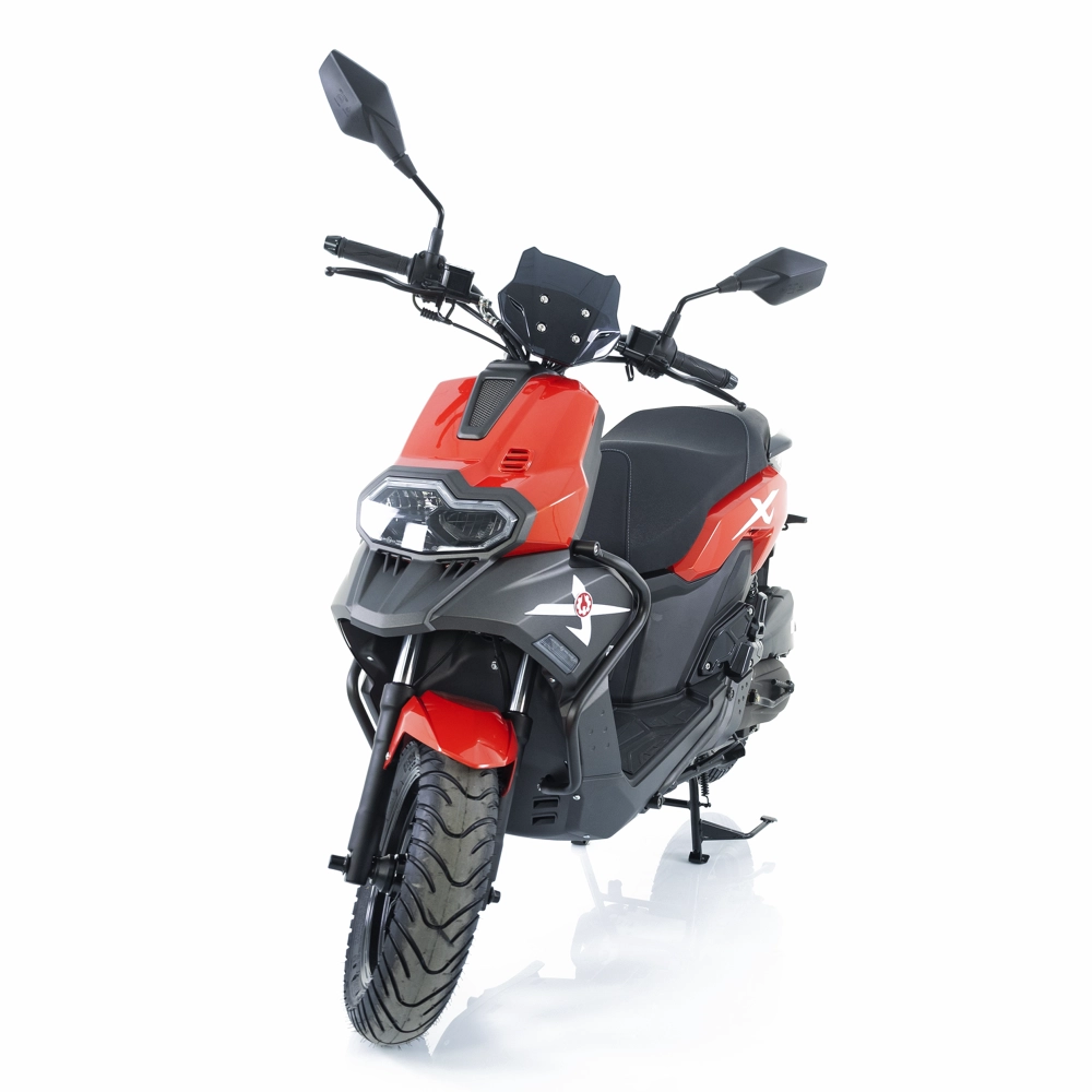 Scuter benzina 49cc Rotakt Adventure rosu-gri, 2.2kW, Euro 5, viteză maximă 45km/h [2]