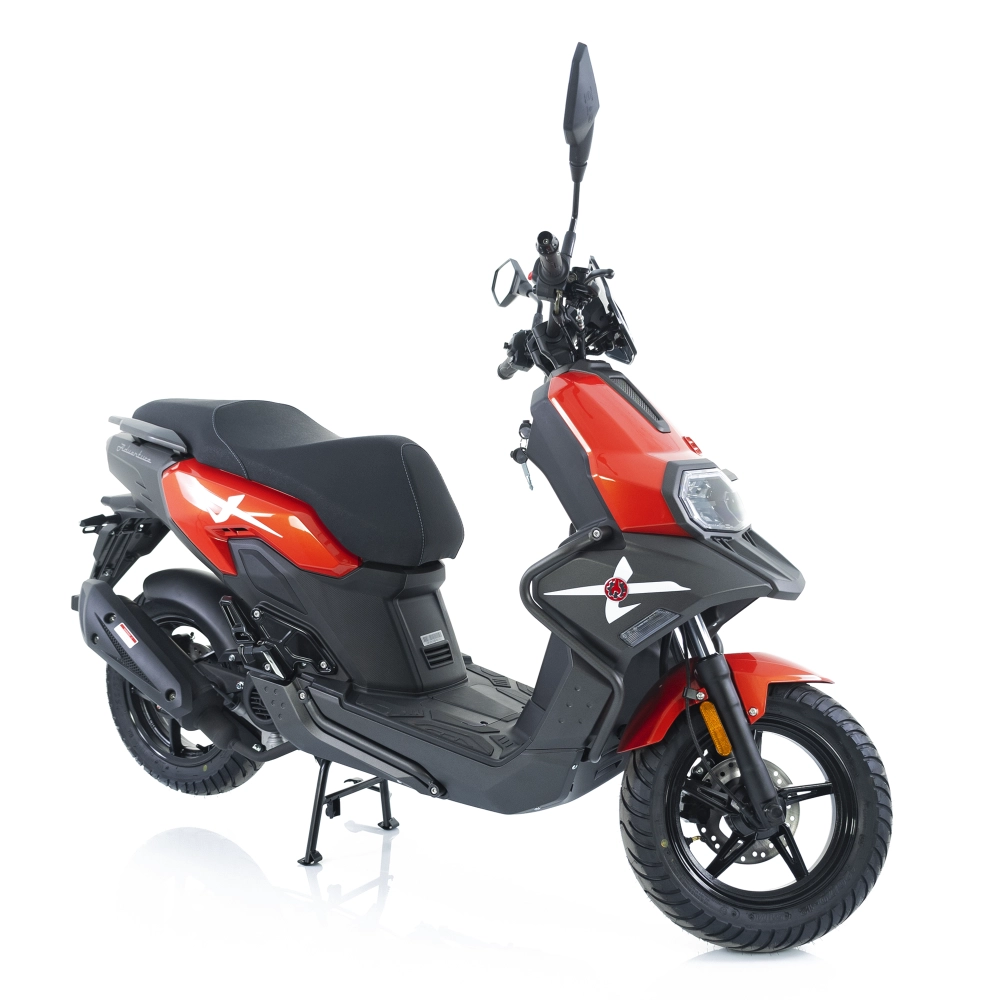 Scuter benzina 49cc Rotakt Adventure rosu-gri, 2.2kW, Euro 5, viteză maximă 45km/h [6]