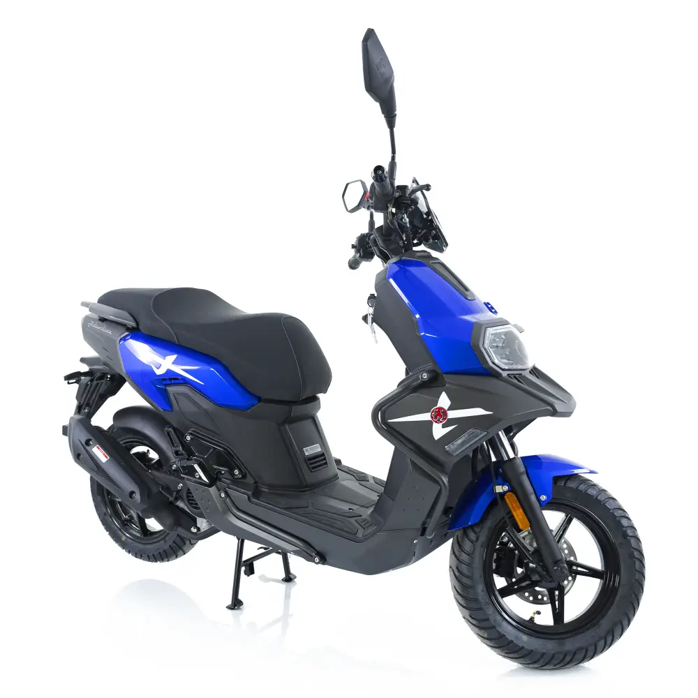 Scuter Rotakt Adventure Albastru-Gri 49 cmc, 2.2kW, Euro 5, Benzină, Viteză Maximă 45km/h [6]