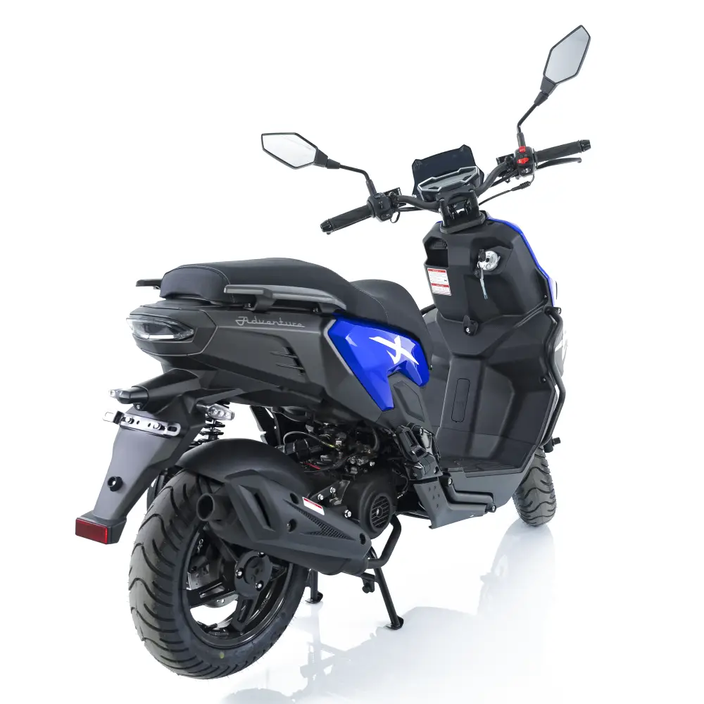 Scuter Rotakt Adventure Albastru-Gri 49 cmc, 2.2kW, Euro 5, Benzină, Viteză Maximă 45km/h [8]