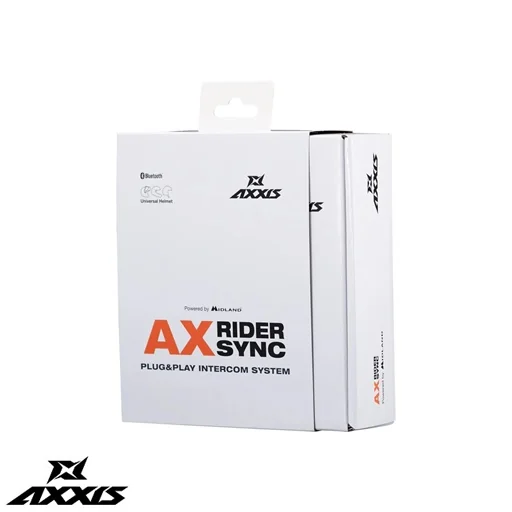 Sistem comunicatie moto complet Bluetooth MT - Axxis AX-RIDER SYNC - Plug&Play Intercom System - kit 1 bucata (pentru 1 utilizator) [2]