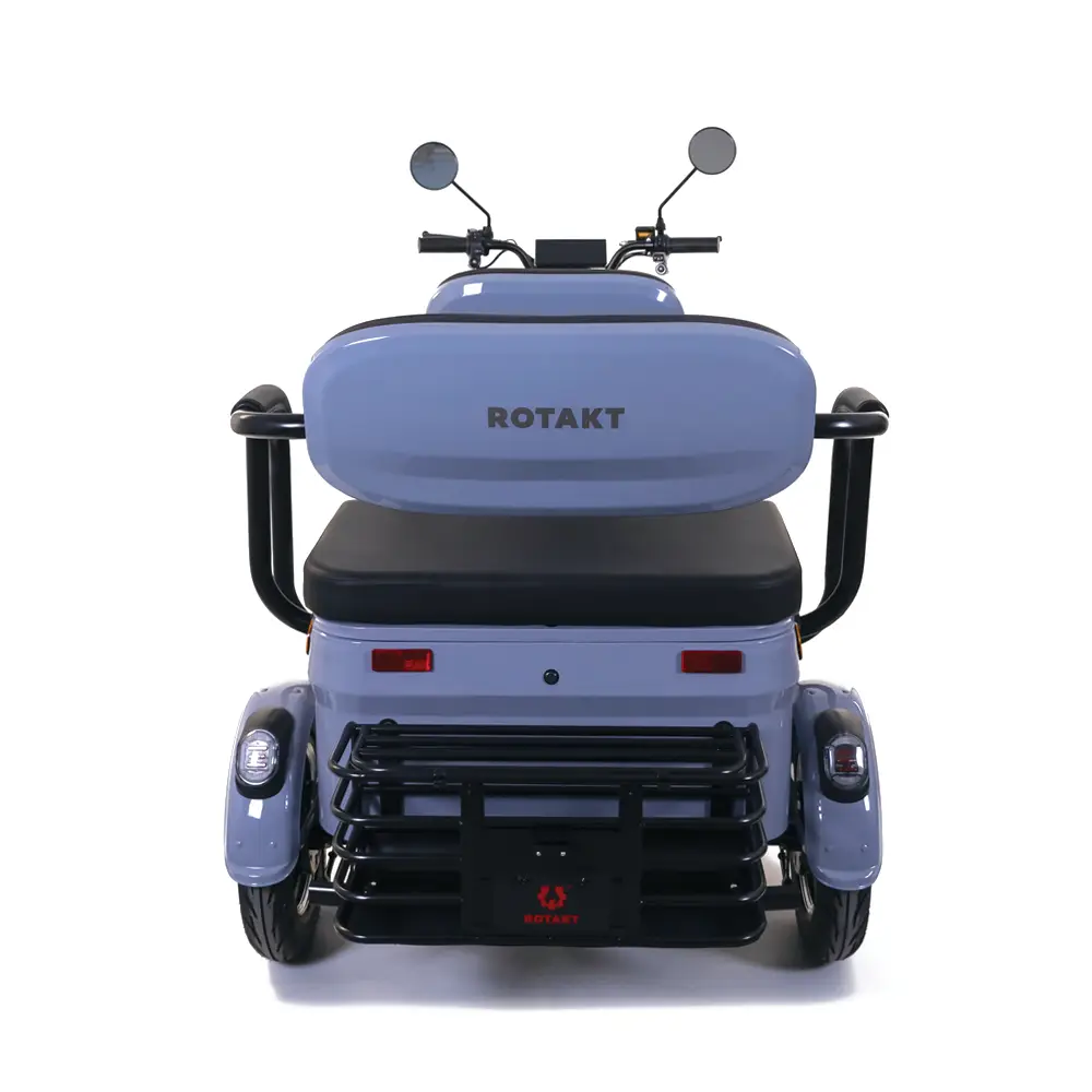 Triciclu Electric Rotakt Camarad Autonomie pana la 58Km, Viteză Maximă 25km/h, Putere 1000W, Acumulatori 60V/20Ah, Timp de încărcare 6-8h, Fără Permis [7]