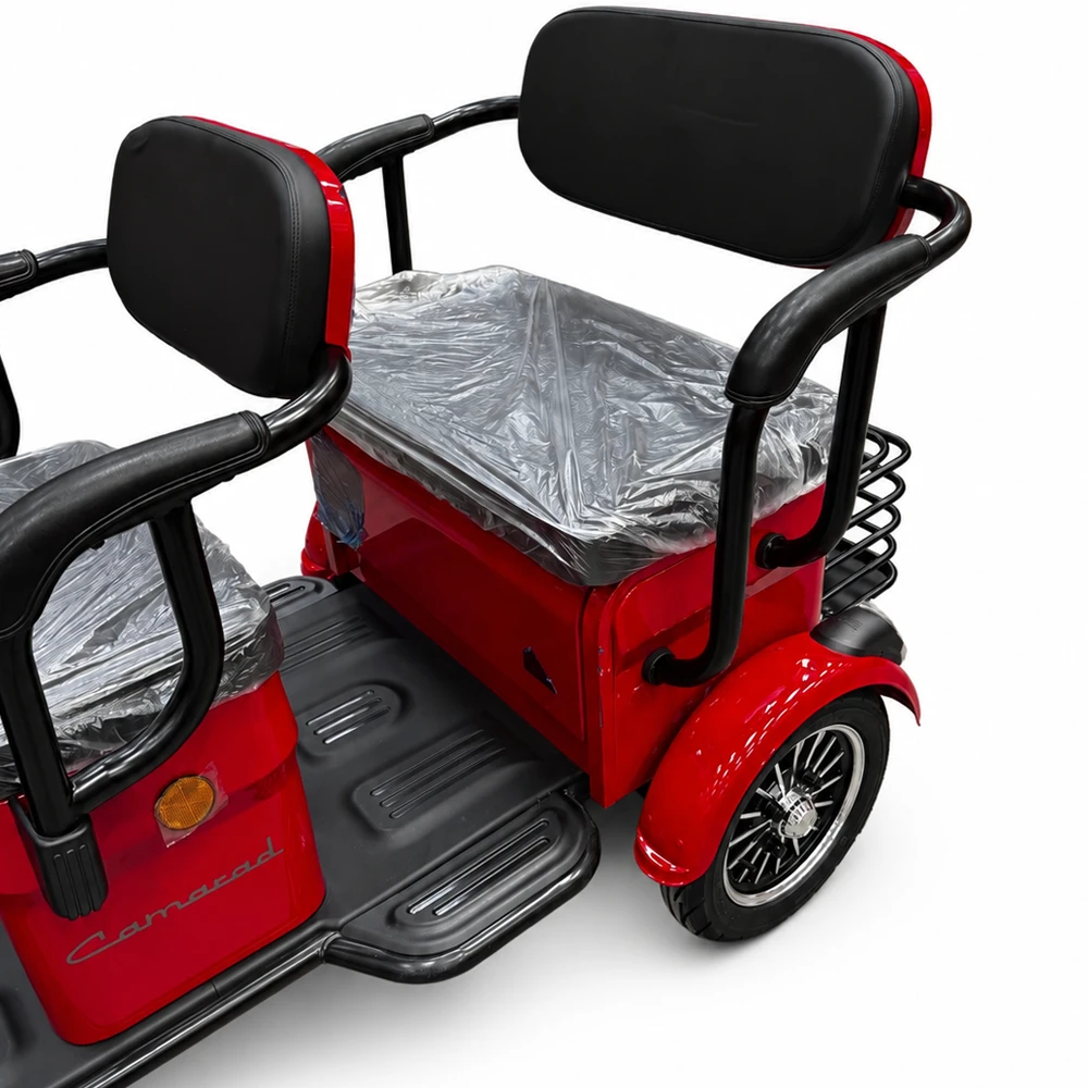Triciclu Electric Rotakt Camarad Autonomie pana la 58Km, Viteză Maximă 25km/h, Putere 1000W, Acumulatori 60V/20Ah, Timp de încărcare 6-8h, Fără Permis [6]