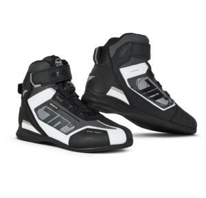 ECHIPAMENTE - Ghete (cizme) moto Racing Unisex Seventy model SD-BR3 Veloce Pro culoare: negru/alb