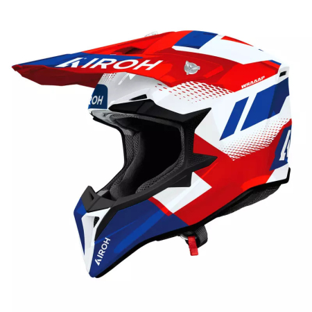 AIROH - AIROH Wraaap Vision Red/Blue Gloss