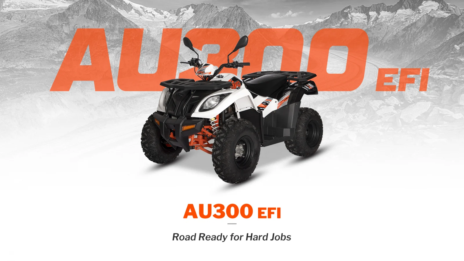 KAYO - ATV AU300 inmatriculabil T3b