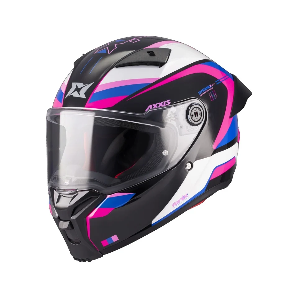 AXXIS - Casca integrala Axxis Fenix Turbulence B8 roz lucios - tip viziera: MT-V-31B - DKS429