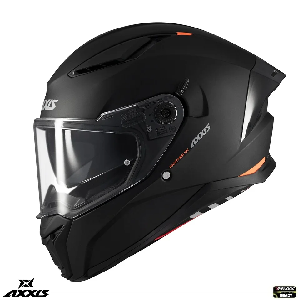 AXXIS - Casca integrala Axxis Panther SV A1 negru lucios (ochelari soare integrati) - tip viziera: MT-V-31 - DKS429