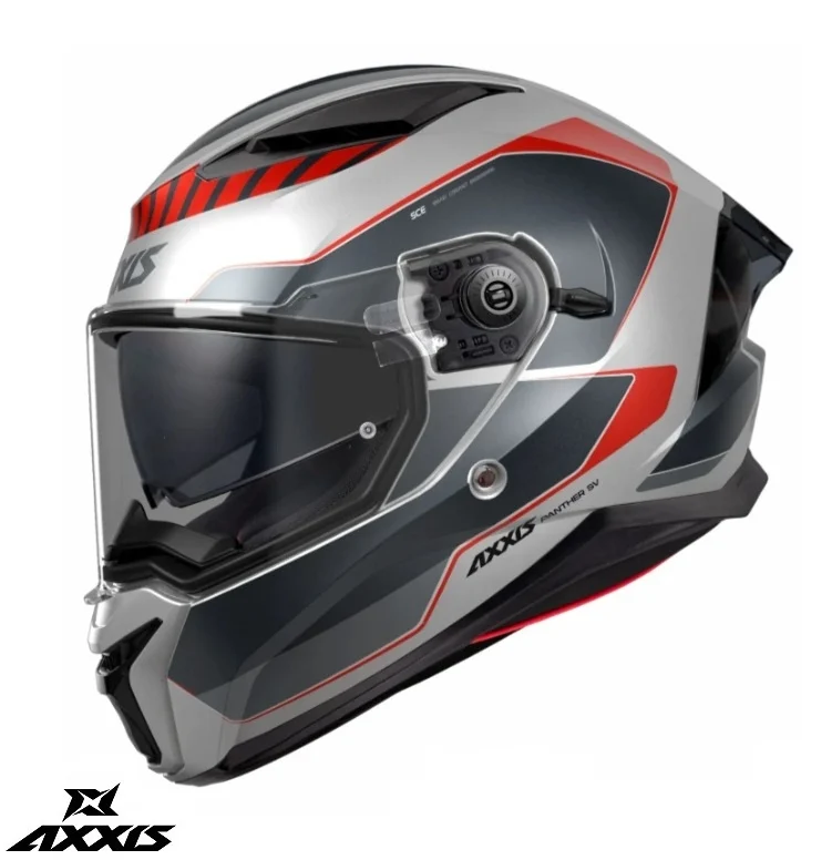 AXXIS - Casca integrala Axxis Panther SV Gale A5 rosu mat (ochelari soare integrati) - tip viziera: MT-V-31B - DKS429