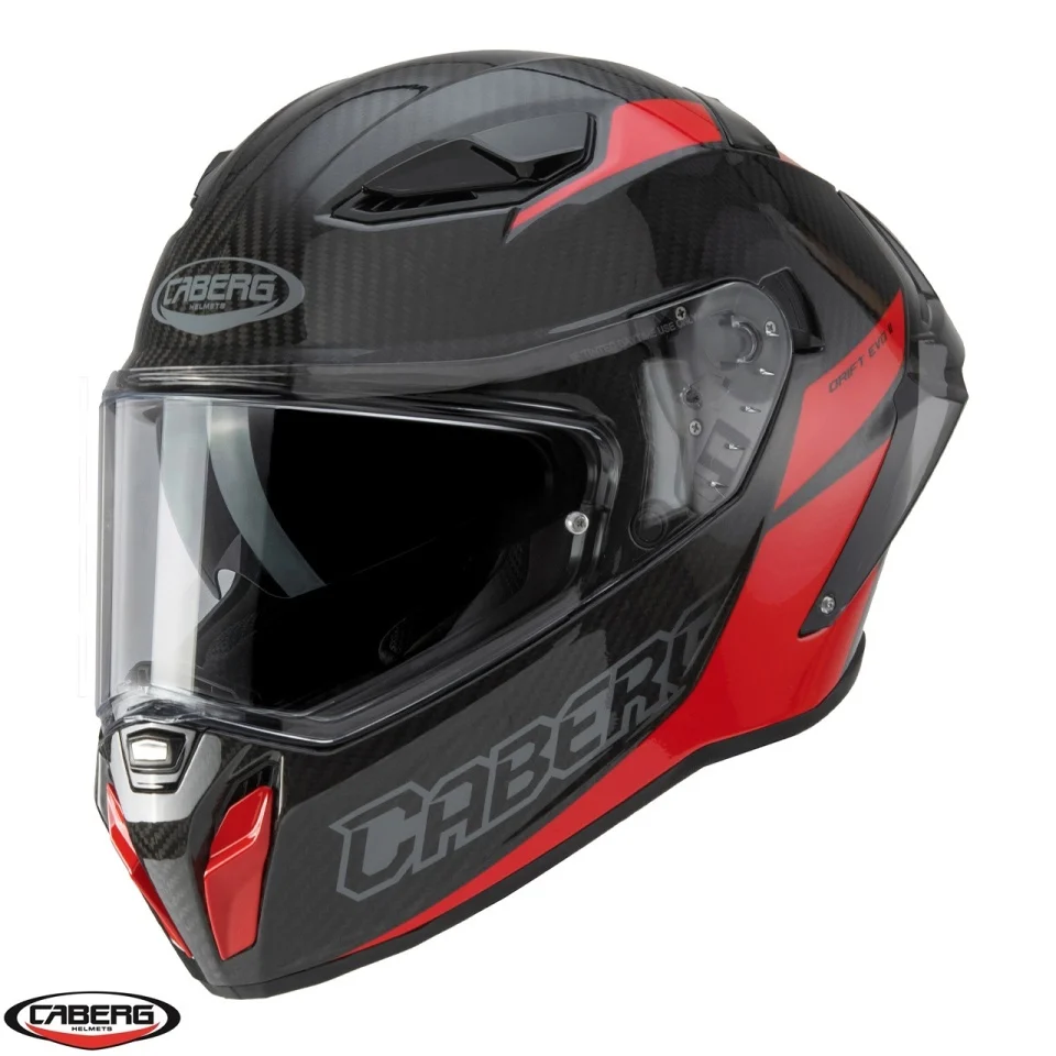 CABERG - Casca integrala Caberg model Drift Evo II Carbon Nova N5 rosu Pinlock ready - lentila Pinlock - 100% carbon