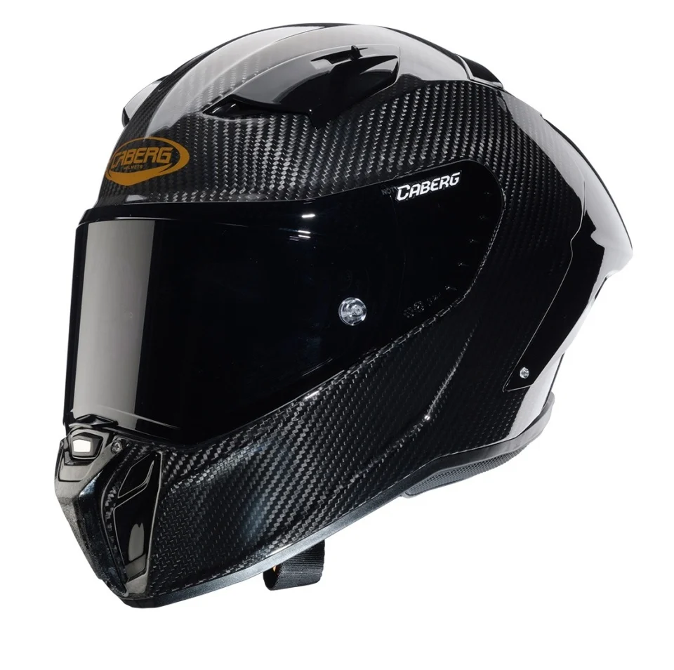 CABERG - Casca integrala Caberg model GP01 Carbon Pinlock ready - 100% carbon - lentila Pinlock + viziera neagra incluse - FIM Approved