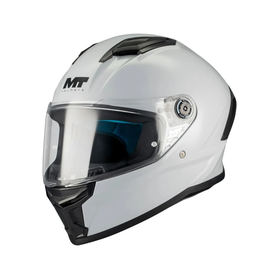 CASTI MOTO - Casca integrala MT Stinger 2 Pure A12 gri lucios - tip viziera: MT-V-28B – punctaj maxim SHARP Test – 5 stele