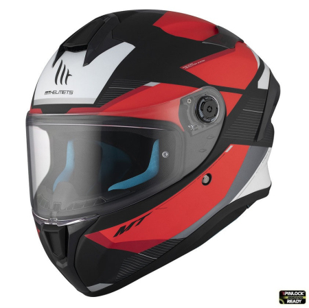 MT Helmets - Casca integrala MT Targo S Kay B5 rosu mat - omologare noua ECE 22.06 - tip viziera: MT-V-14B