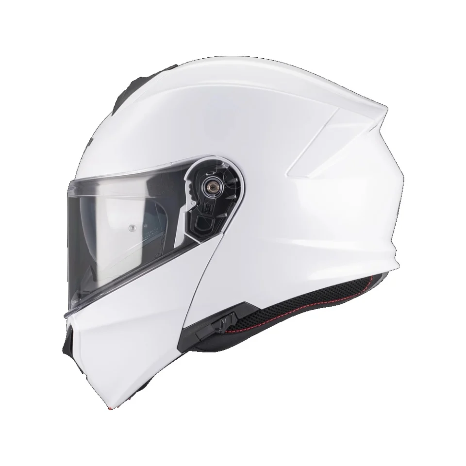 CASTI MOTO FLIP-UP/Modulabile - Casca modulabila MT Genesis SV Pure A0 alb lucios Pinlock ready - omologare noua ECE 22.06 - tip viziera: MT-V-25