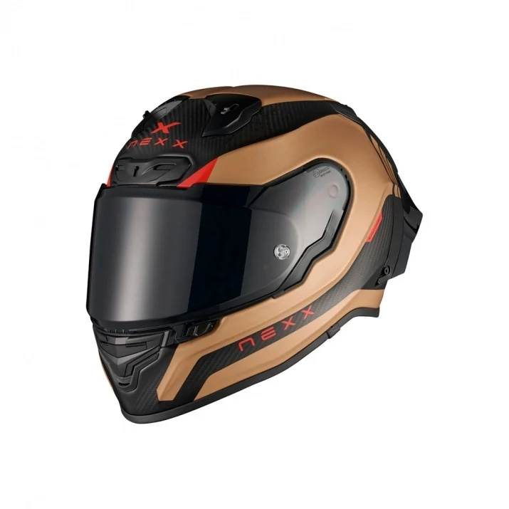 ECHIPAMENTE - Casca moto NEXX X.R3R Apex Carbon Copper (pinlock inclus + viziera cadou) *pret special stoc limitat