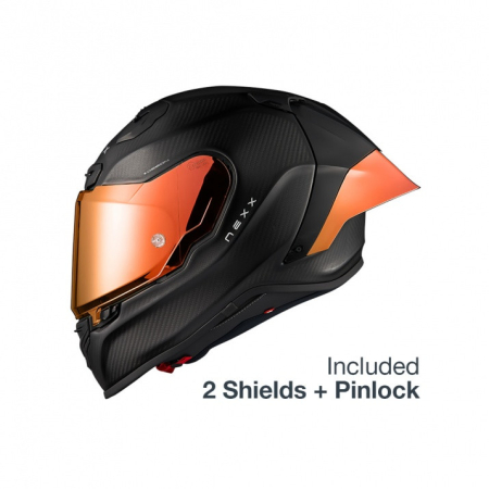 Casti Integrale - Casca moto NEXX X.R3R Zero Pro 2 Carbon Red (pinlock inclus)