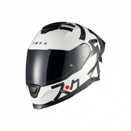 CASTI MOTO - Casca moto NEXX Y.100R Nippon White (pinlock inclus + viziera cadou) 5/5 stele teste siguranta SHARP