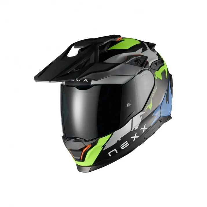 ECHIPAMENTE - Casca moto NEXX Y.TRAVL Primal Neon Black(pinlock inclus + viziera cadou)