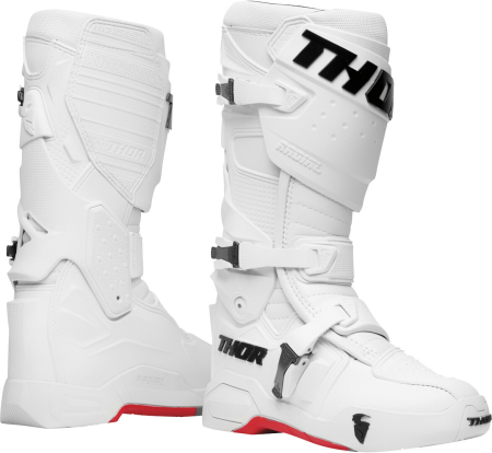 GHETE MOTO - Cizme Thor Radial MX Frost White