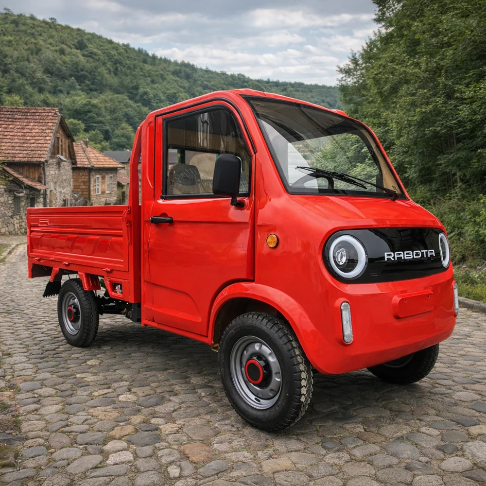 TRICICLURI ELECTRICE - Cvadriciclu Electric Basculabil Rabota