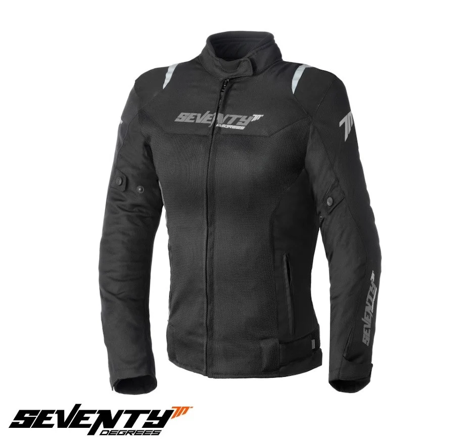 GECI MOTO  (dama) - Geaca (jacheta) femei Racing vara Seventy model SD-JR50 culoare: negru