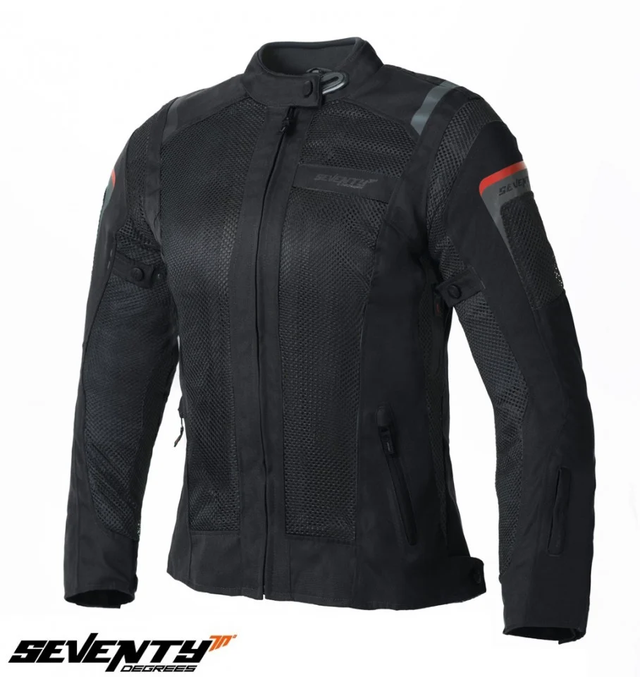 GECI MOTO  (dama) - Geaca (jacheta) motociclete femei Touring Seventy vara model SD-JT58 culoare: negru
