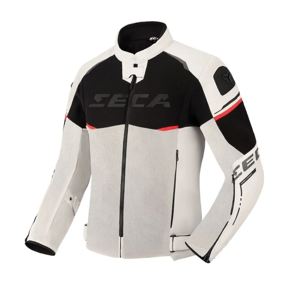 ECHIPAMENTE - Geaca moto SECA Airflow III Grey (protectie de spate inlcusa Level 2)