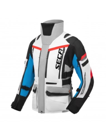 GECI MOTO  (dama) - Geaca moto SECA Arrakis III Grey/Blue/Red femei