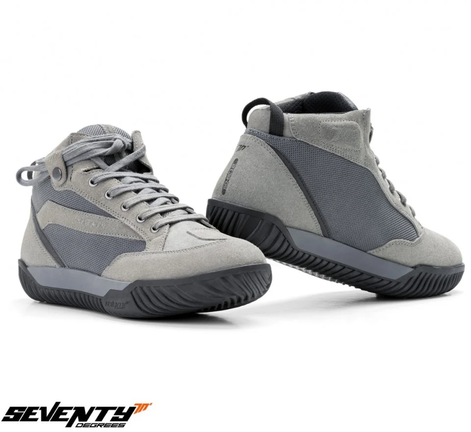 GHETE MOTO - Ghete moto Urban Unisex Seventy model SD-BC12 culoare: gri