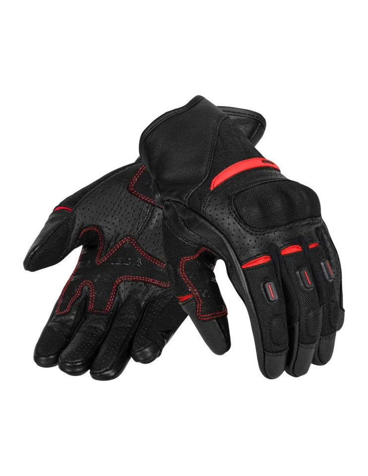MANUSI MOTO - Manusi moto SECA Axis Mesh Black/Red