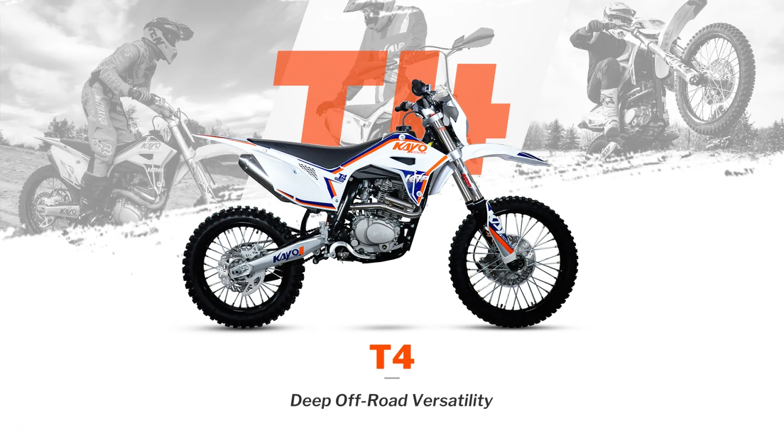 KAYO - Motocicleta enduro T4 ENDURO 250
