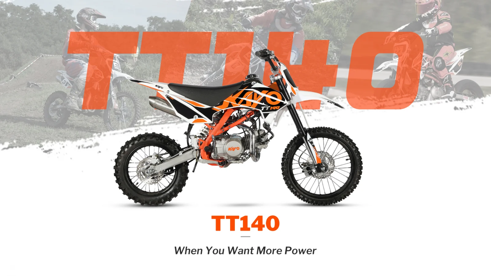 KAYO - Motocicleta PitBike TT140