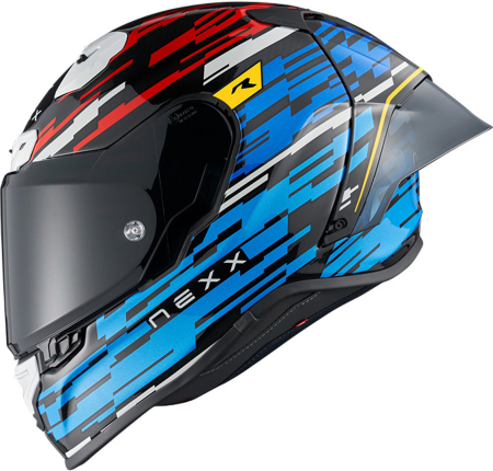 NEXX Helmets - Nexx X.R3R Glitch Racer Cască Albastru/Roșu