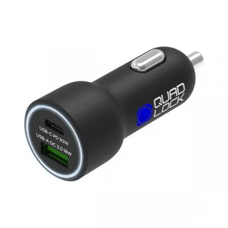 Suporti telefon - tablete - Quad Lock incarcator priza USB Dual 12V