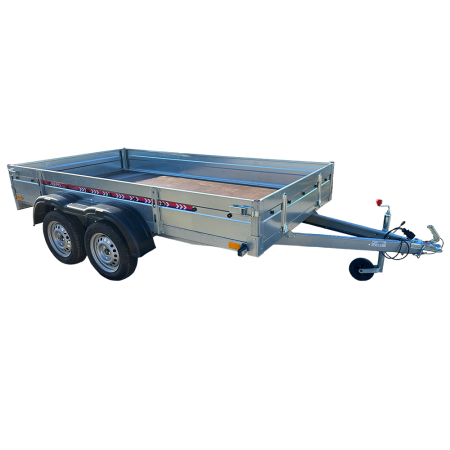 Remorci dublu-ax 750 kg - Remorca QED 3000 x 1600 x 300 mm dublu ax 750 kg