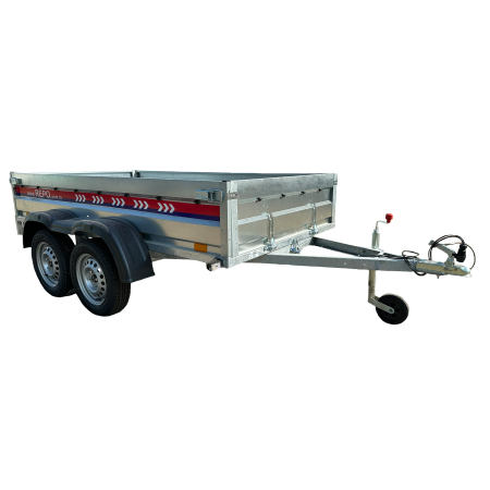 Remorci dublu-ax 750 kg - REPO QRDS 2600 x 1350 x 390 mm dublu ax 750 kg