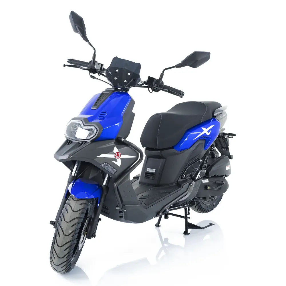 SCUTERE - Scuter Rotakt Adventure Albastru-Gri 49 cmc, 2.2kW, Euro 5, Benzină, Viteză Maximă 45km/h